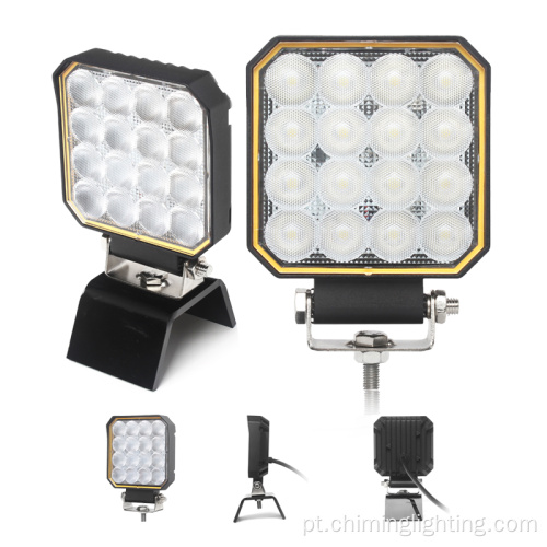 Caminhão atacadista quadrado de 4 polegadas LEVAS DE TRABALHO DE TRABALHO DE TRABALHO R10 LUZ LED LED